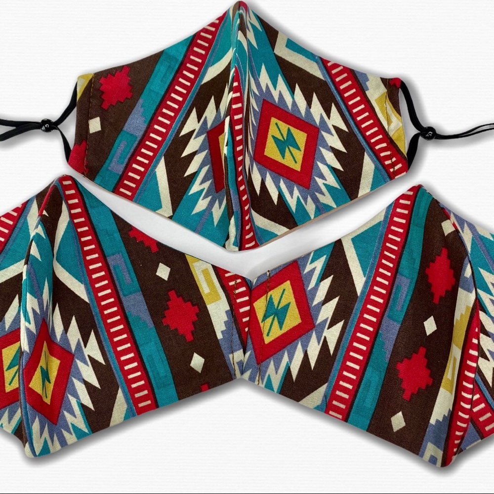 Southwestern Aztec Tribal Face Mask Adult Reusable